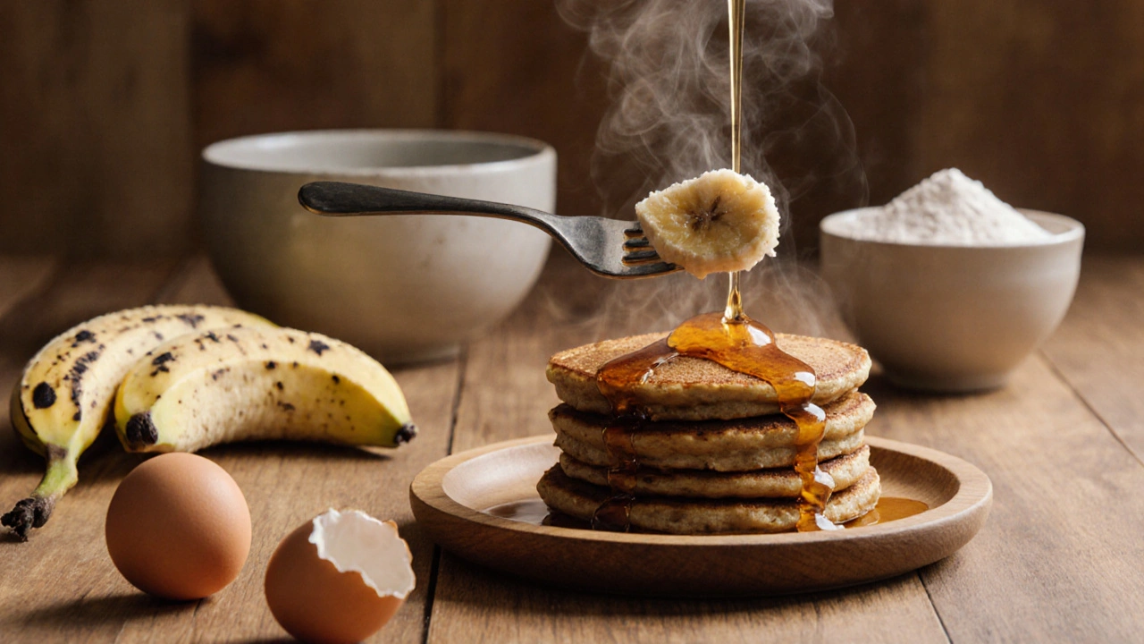 Jak udělat banánové palačinky - jednoduchý recept pro rychlý snídaně