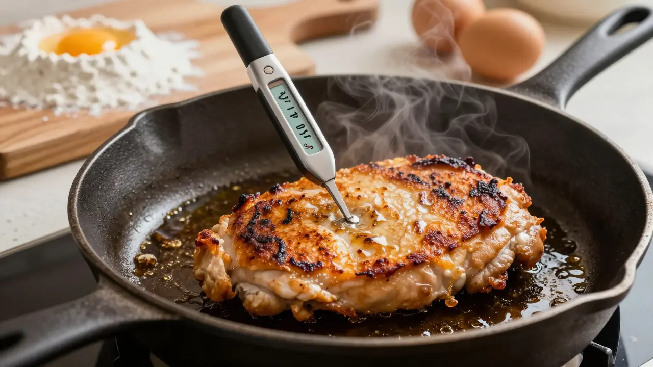 Jak dlouho se dělá kuřecí řízek na pánvi a v troubě?